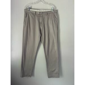 Men's Gray Chino Pants J. Crew Bowery Stretch Slim 34x30